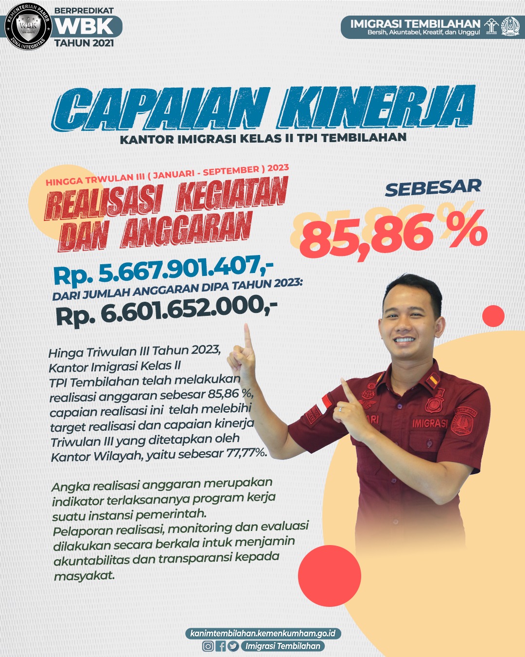 Realisasi Anggaran Triwulan III