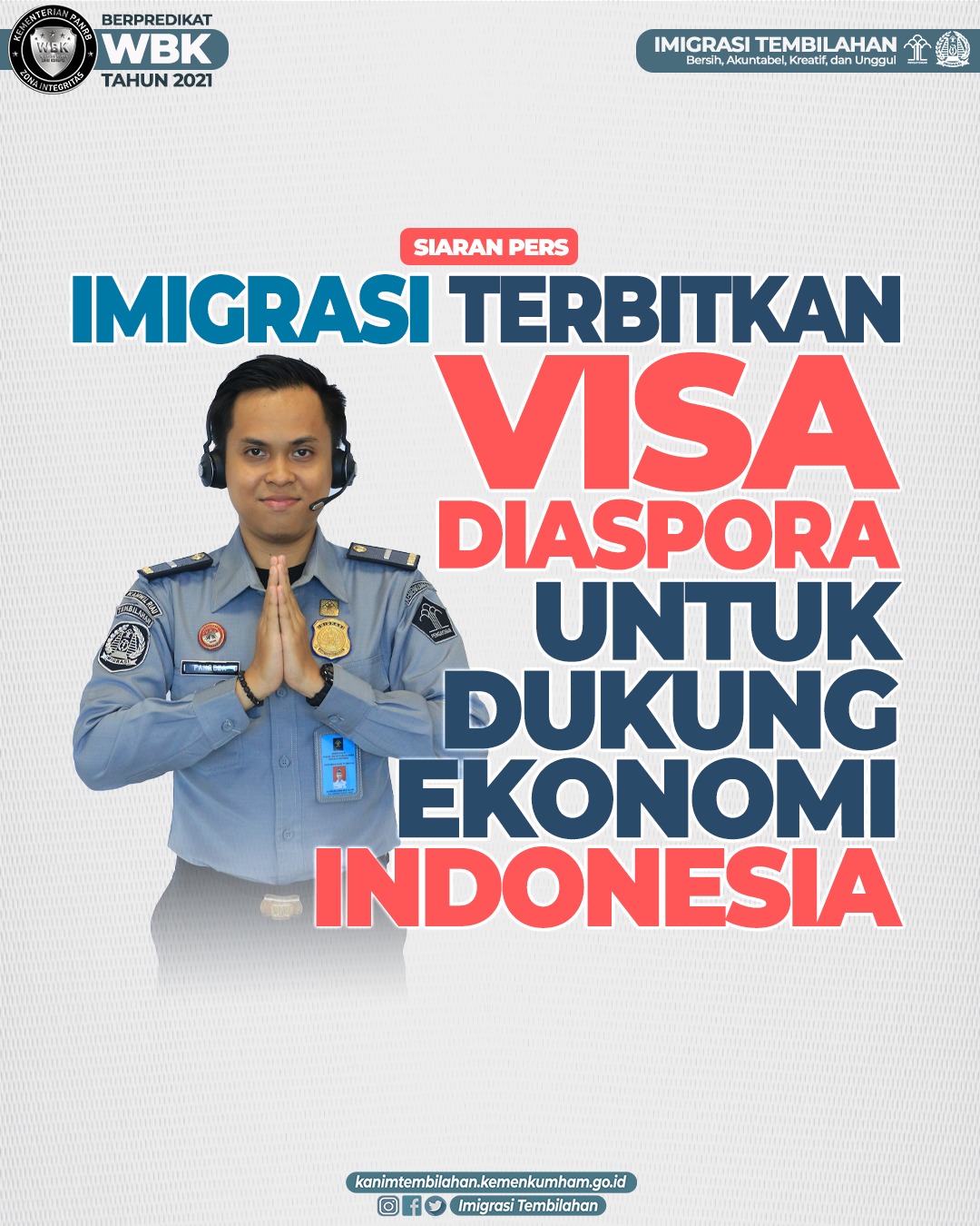 IMIGRASI TERBITKAN VISA DIASPORA UNTUK DUKUNG EKONOMI INDONESIA