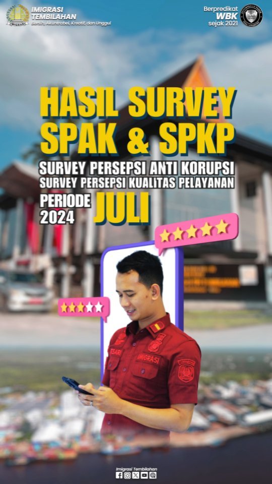 Hasil Survei SPAK dan SPKP Bulan Juli 2024