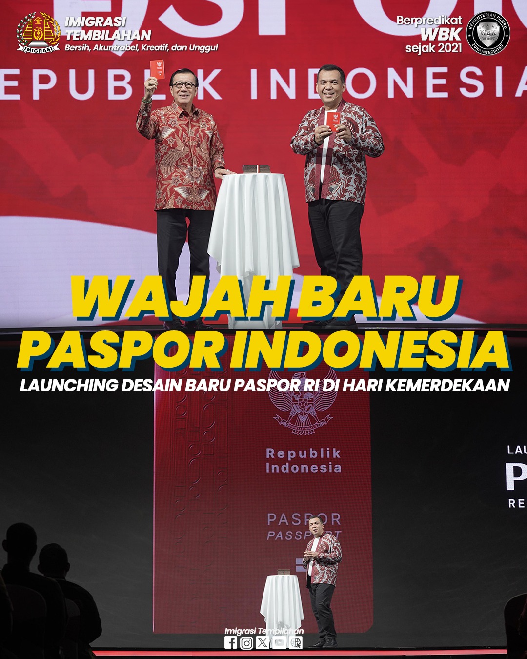 Wajah Baru Paspor Indonesia