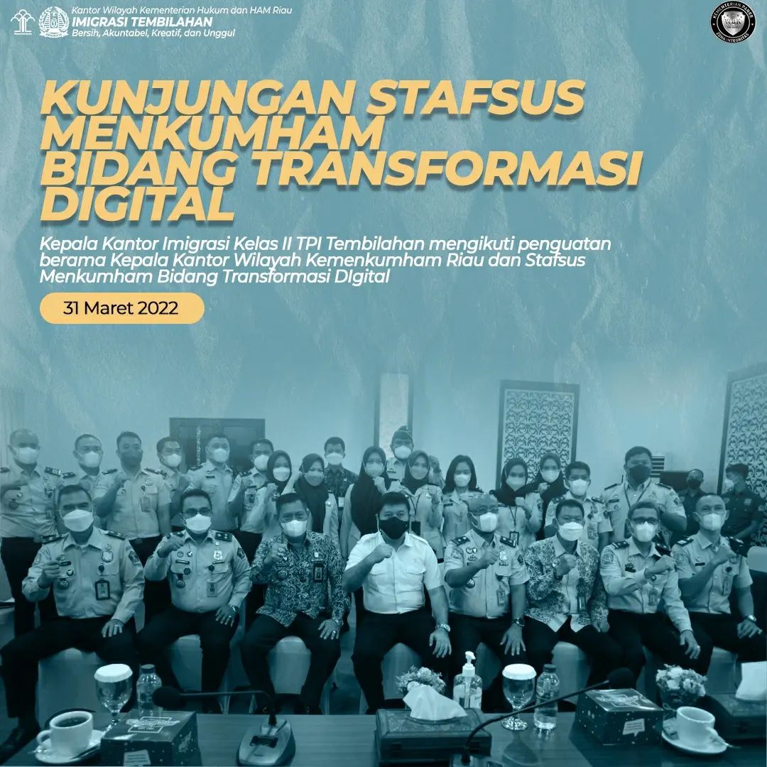 KUNJUNGAN STAFSUS MENKUMHAM BIDANG TRANSFORMASI DIGITAL
