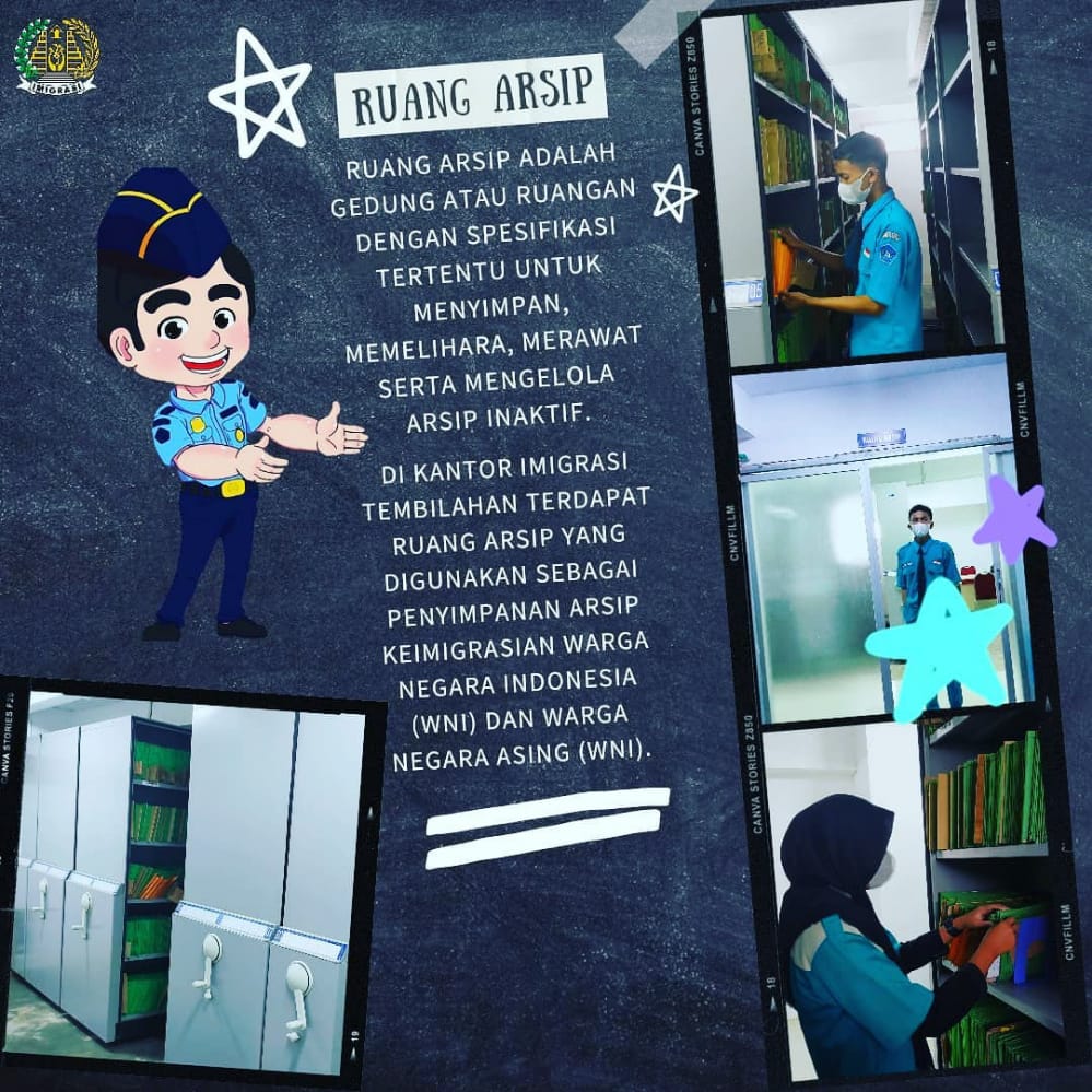 RUANG ARSIP KANTOR IMIGRASI TEMBILAHAN