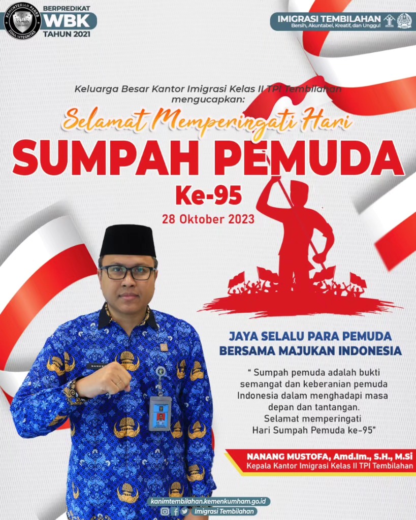 Peringatan  Hari Sumpah Pemuda ke - 95