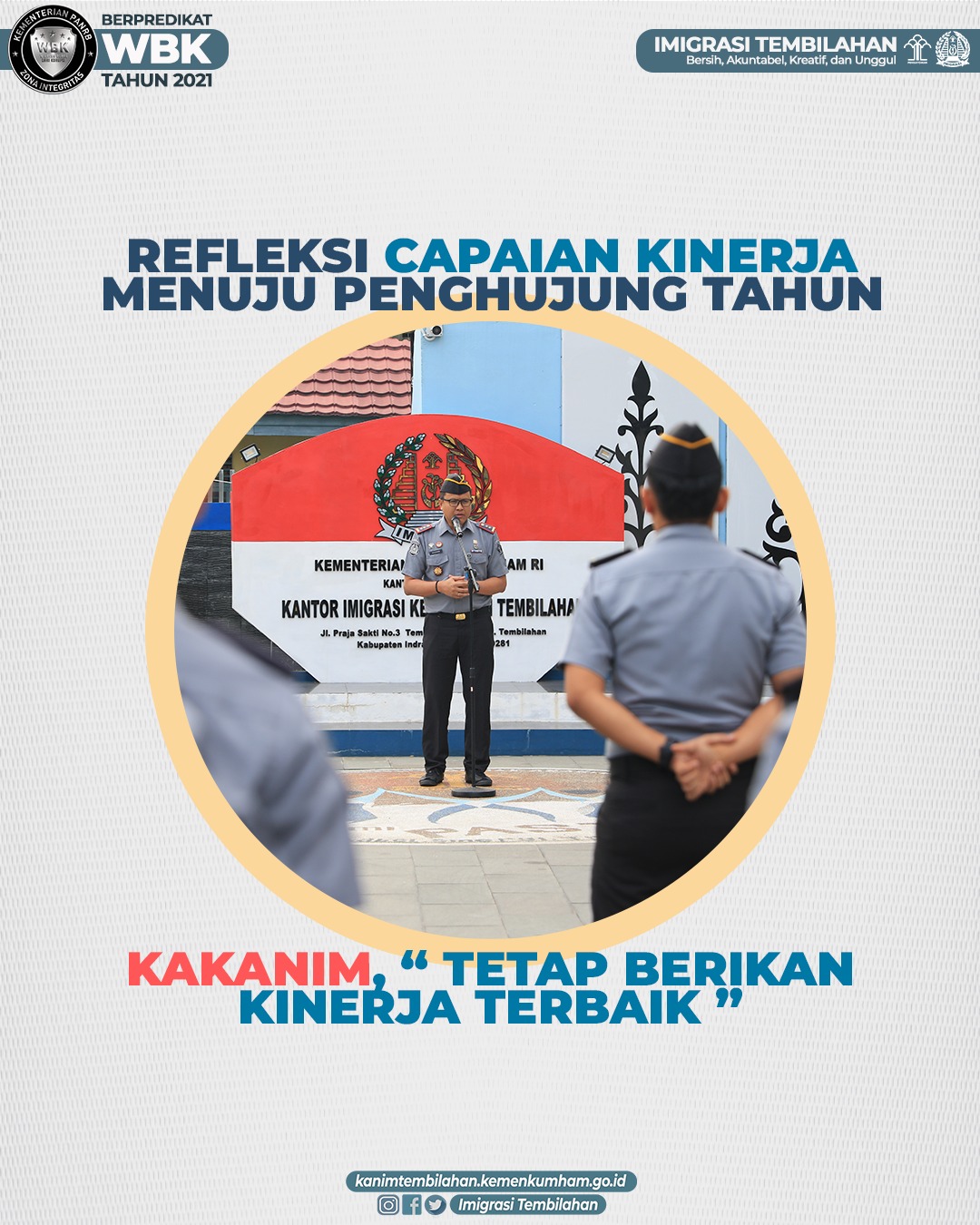 REFLEKSI CAPAIAN KINERJA MENUJU AKHIR TAHUN, KAKANIM, 