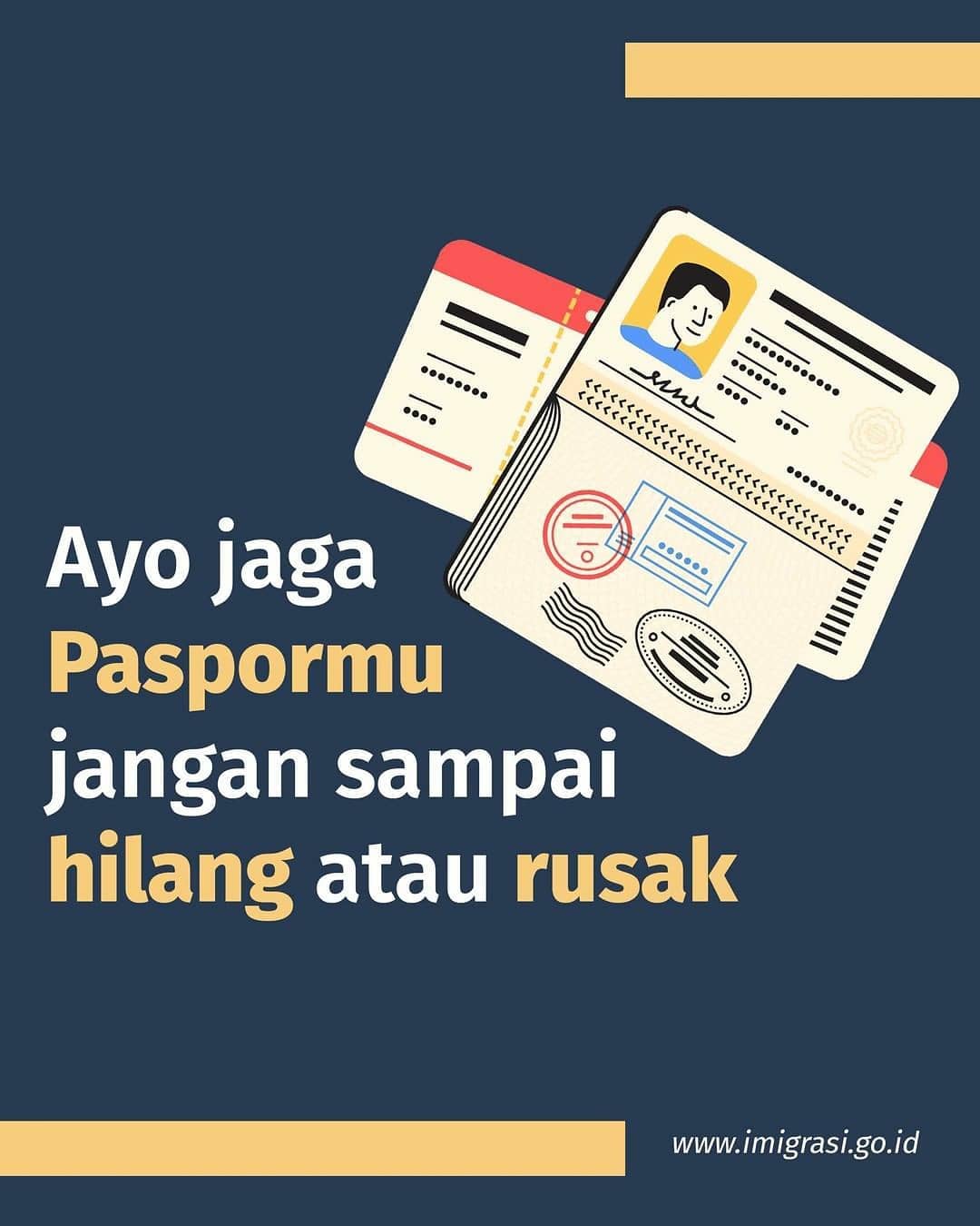 AYO JAGA PASPORMU JANGAN SAMPAI HILANG ATAU RUSAK