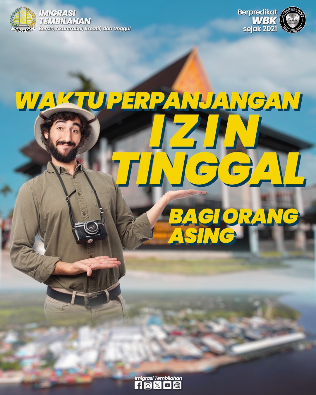 Waktu Perpanjangan Izin Tinggal Bagi Orang Asing