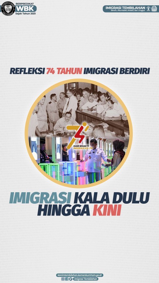 Hari Bhakti Imigrasi Ke 74