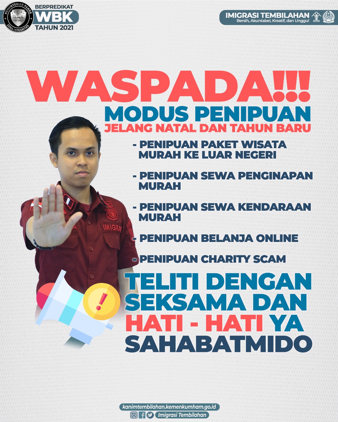 Waspada Modus Penipuan Jelang Natal dan Tahun Baru
