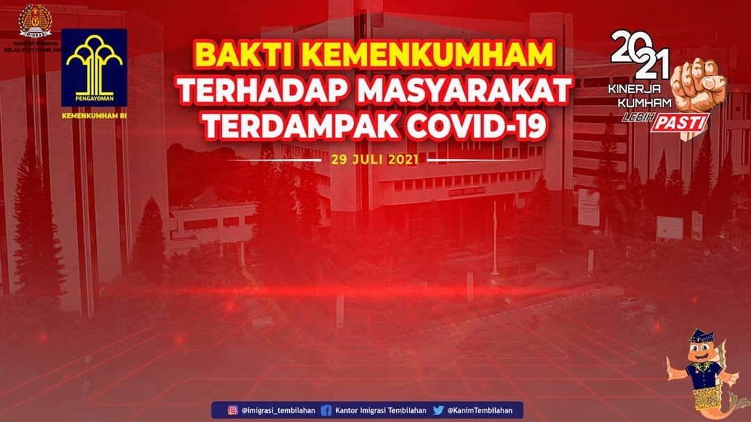 BAKTI KEMENKUMHAM TERHADAP MASYARAKAT TERDAMPAK COVID-19