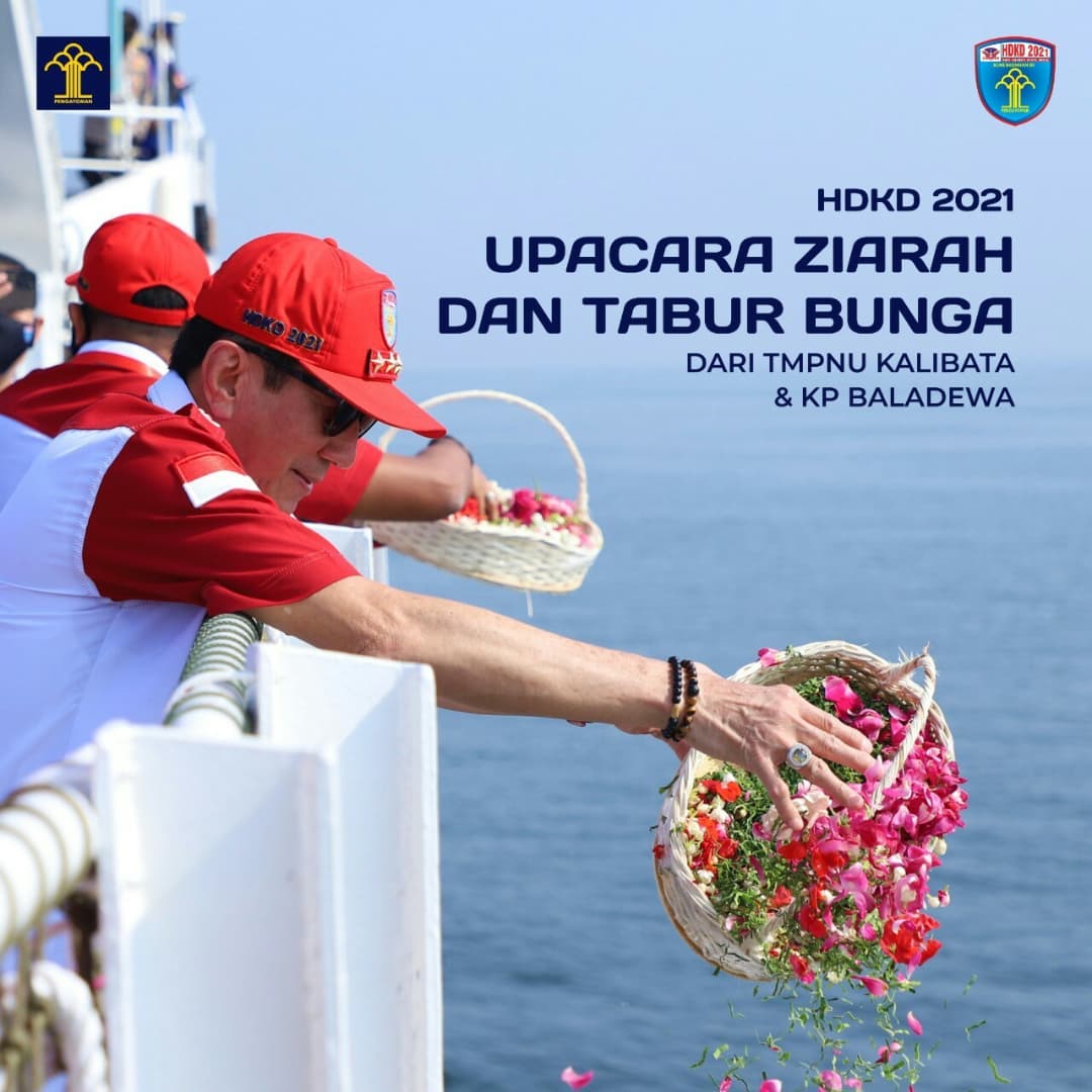 UPACARA ZIARAH DAN TABUR BUNGA