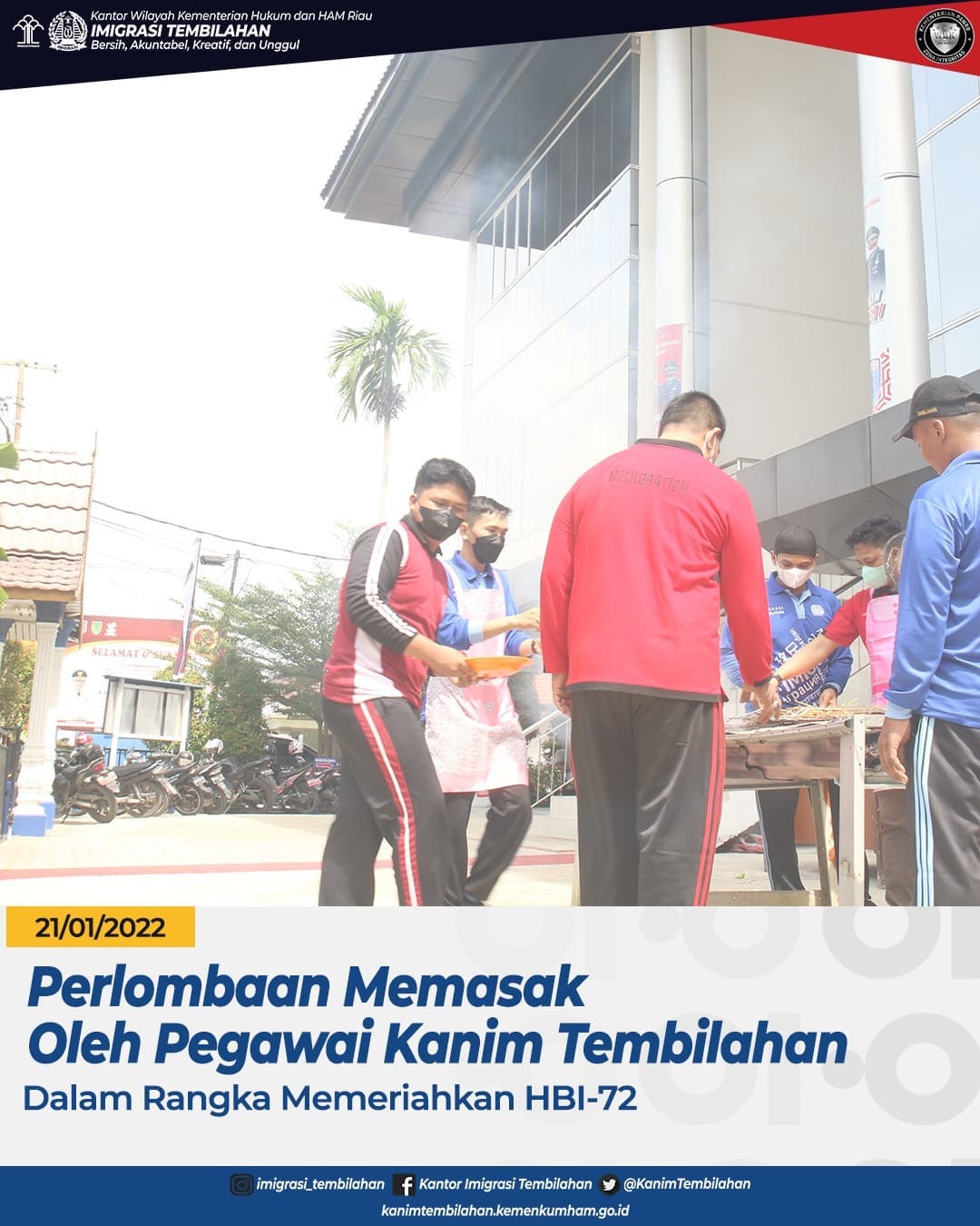 Perlombaan Memasak oleh Pegawai Kanim Tembilahan
