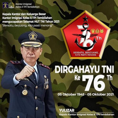 DIRGAHAYU TNI KE 76 TH