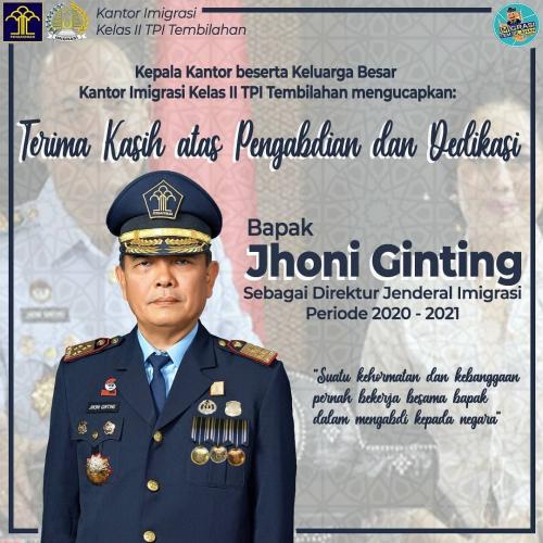 Terima kasih atas Pengabdian dan Dedikasi  