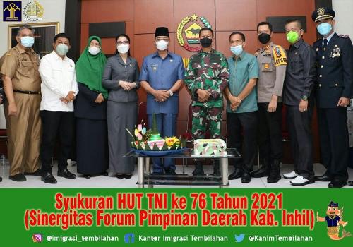 SYUKURAN HUT TNI KE 76 TAHUN 2021