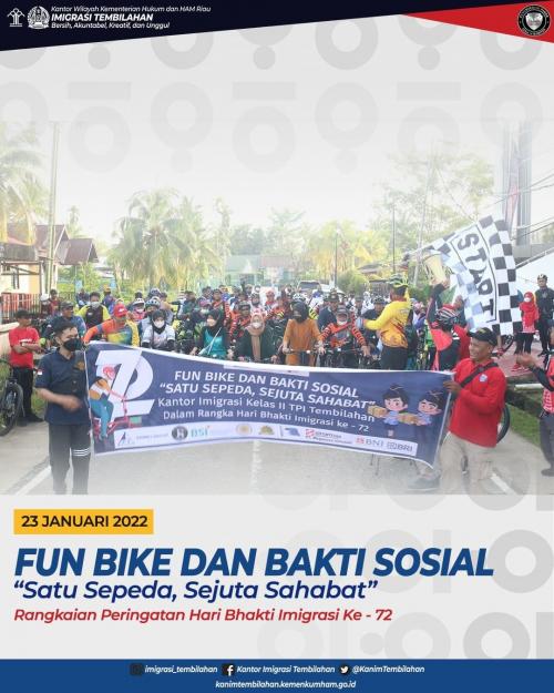 FUN BIKE DAN BAKTI SOSIAL 