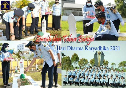ZIARAH DAN TABUR BUNGA HARI DHARMA KARYADHIKA 2021