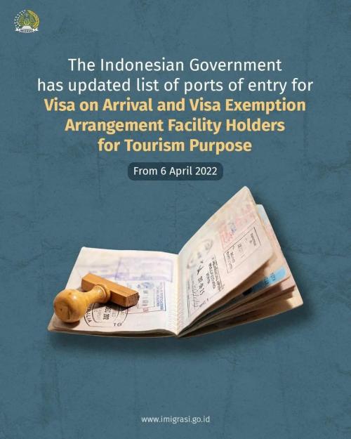 Visa on arrival dan bebas visa kunjungan 
