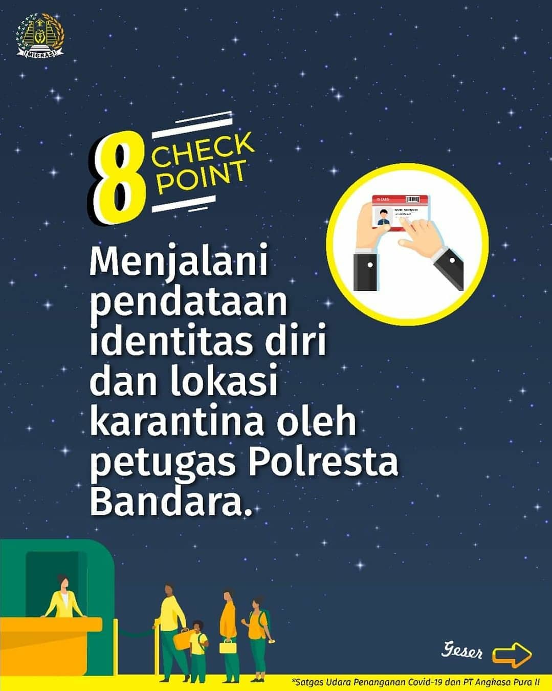 9 PROSEDUR WAJIB BAGI PENUMPANG DARI LUAR NEGERI 