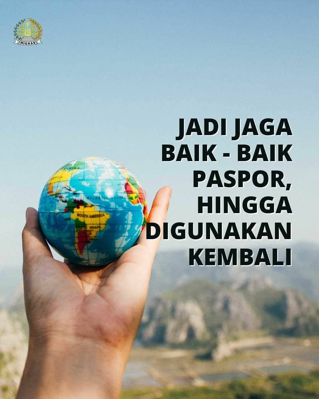 MESKIPUN SAAT INI BELUM BISA GANTI PASPOR