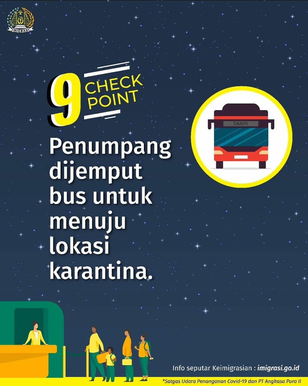 9 PROSEDUR WAJIB BAGI PENUMPANG DARI LUAR NEGERI 