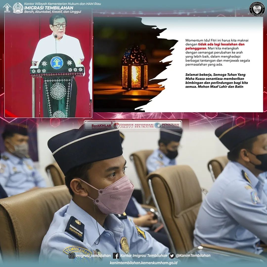 Apel pegawai & Halal bihalal keluarga besar kemenkumham 