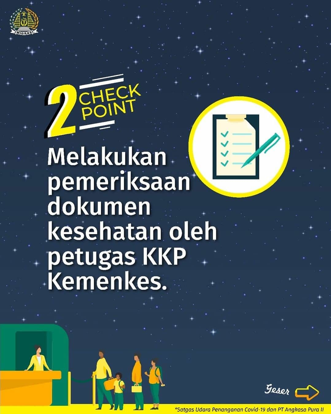 9 PROSEDUR WAJIB BAGI PENUMPANG DARI LUAR NEGERI 