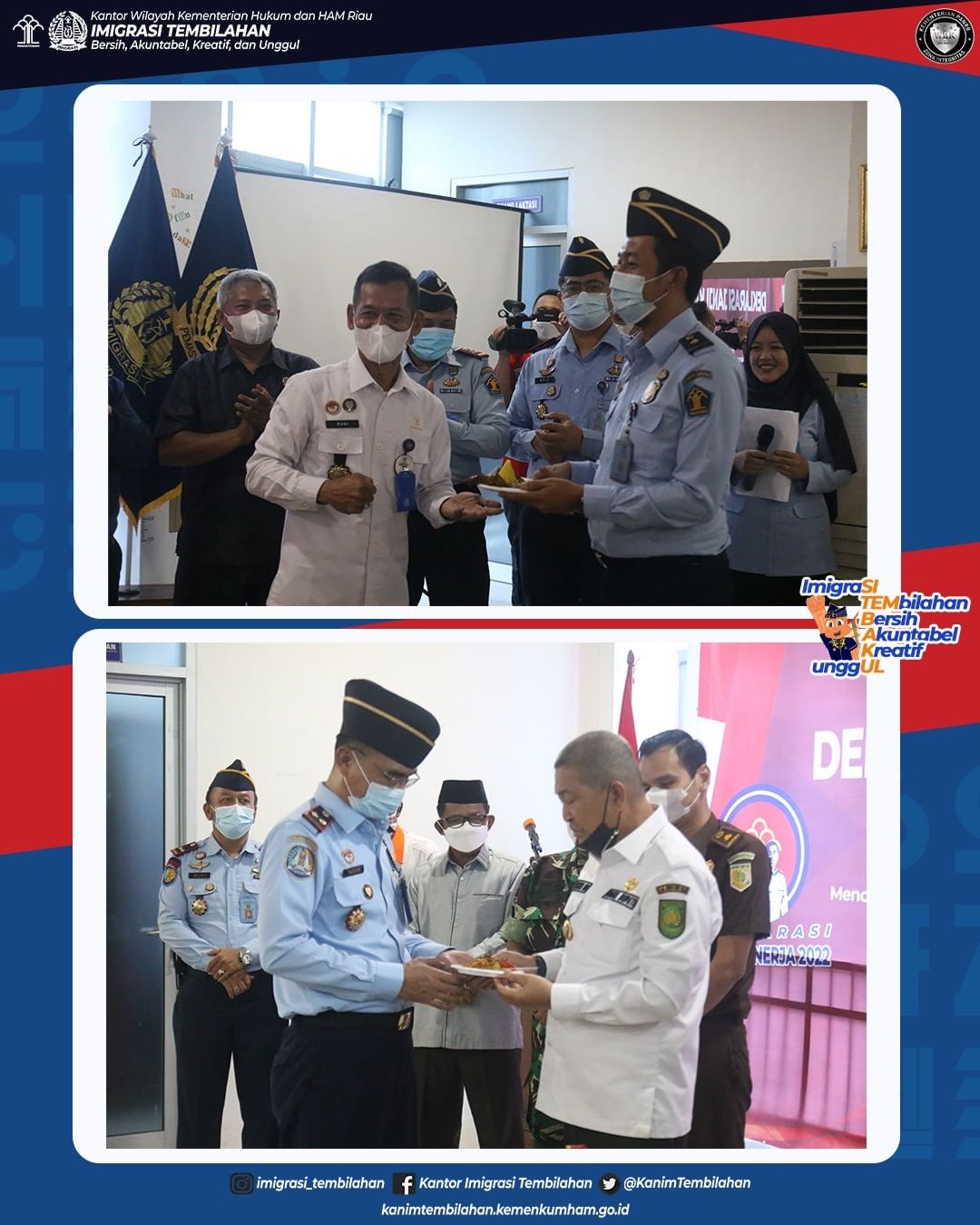 Penandatanganan komitmen bersama dan deklarasi janji kinerja tahun 2022