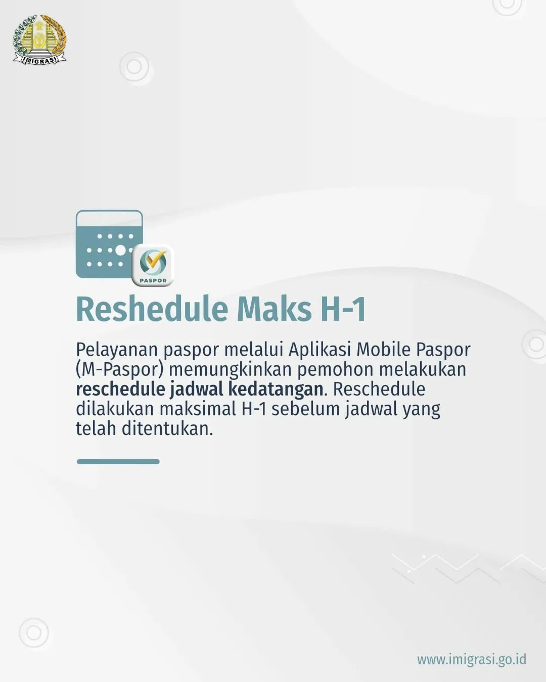 Penjadwalan Ulang M-Paspor