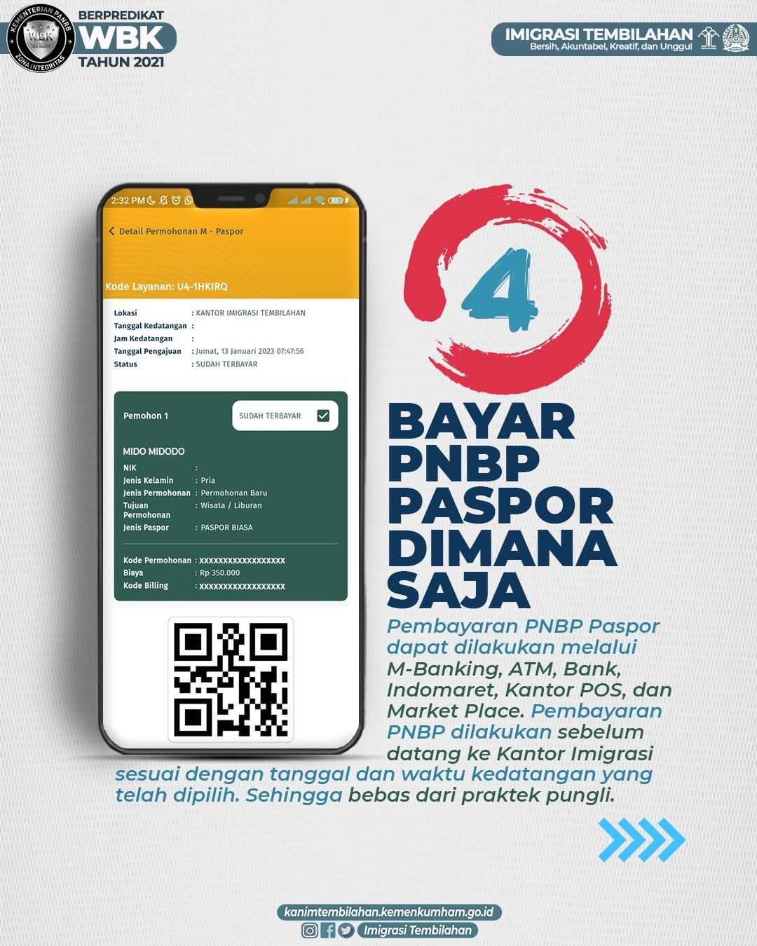 Mengapa buat paspor harus melalui aplikasi M-Paspor? 