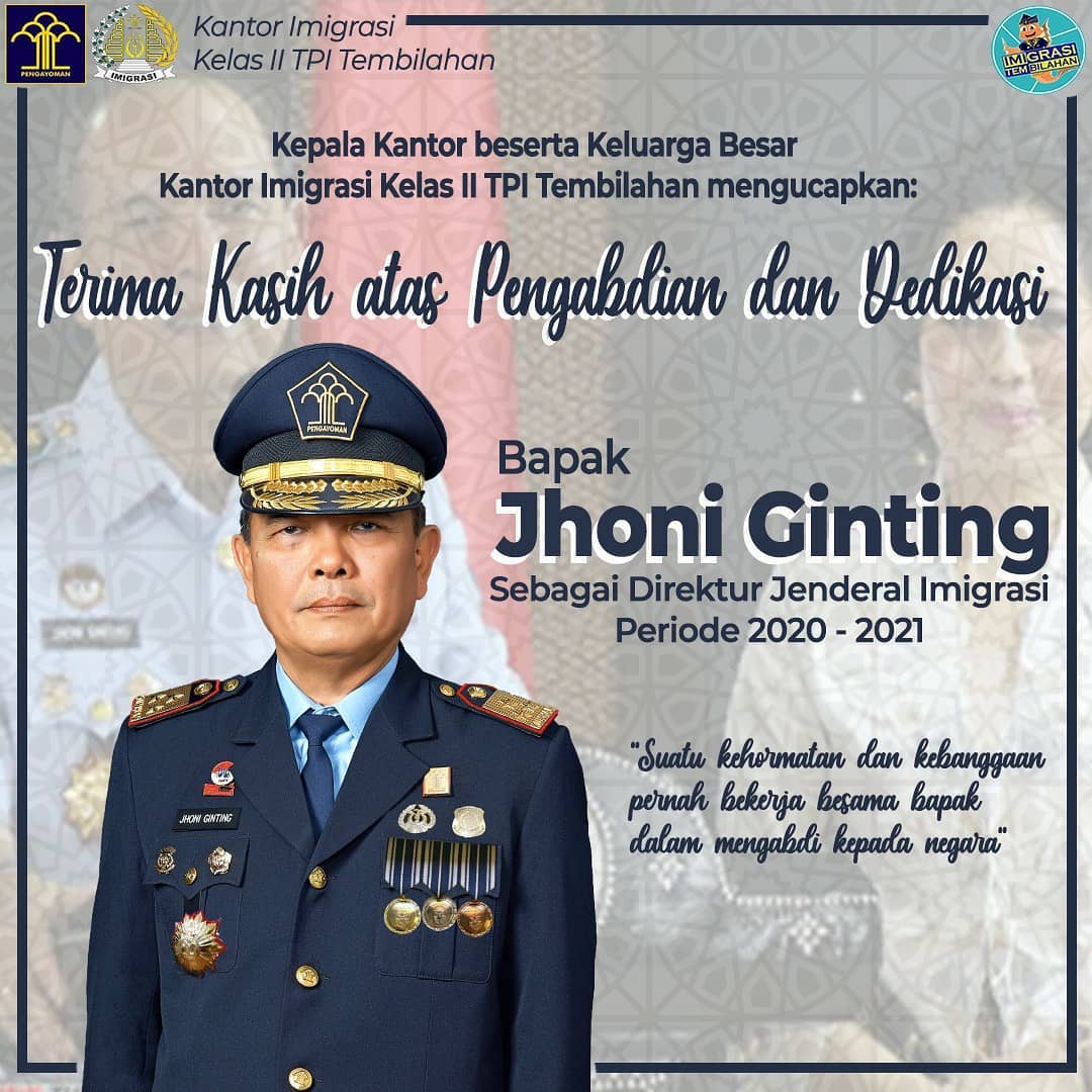 Terima kasih atas Pengabdian dan Dedikasi